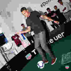 Jemain Jenas went in the ICON for Tag Heuer and ESA