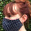 Thumbnail: Navy spotted face mask