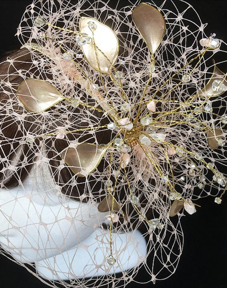 Thumbnail: Nude leaf spray headdress
