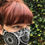 Thumbnail: Black and white circles print face mask
