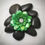 Thumbnail: Green flower brooch- clip