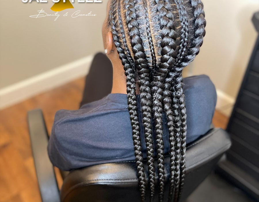 Feed in Braids (6) w/ Little Braid by Jae Stylez