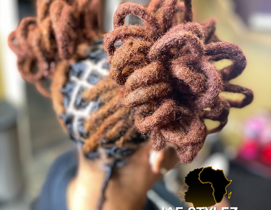 Retwist + Petals Bun by Jae Stylez