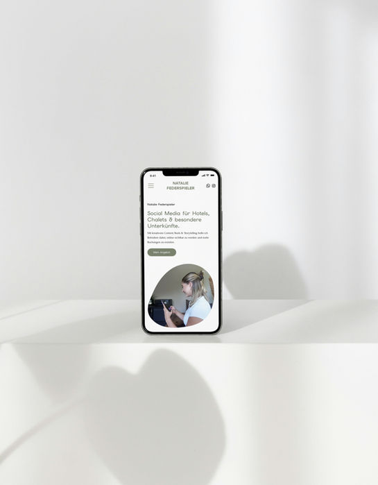 Website für Social Media Manager