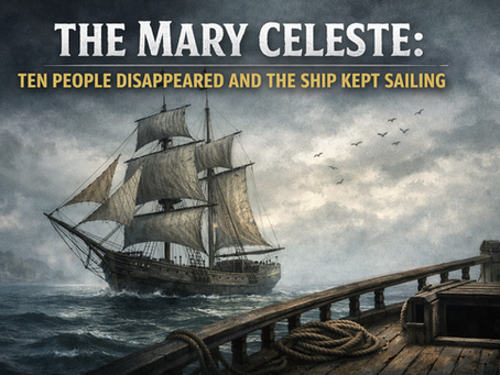 The Mary Celeste: Ten People Disappeared and the Ship Kept Sailing