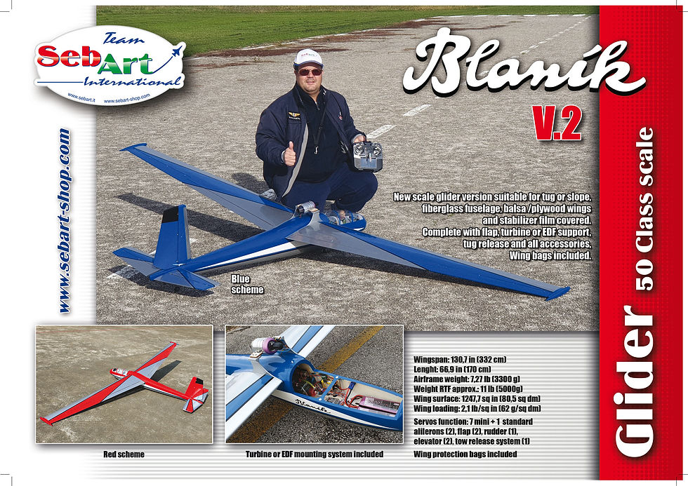 BLANIK 50 V2 +WING BAGS