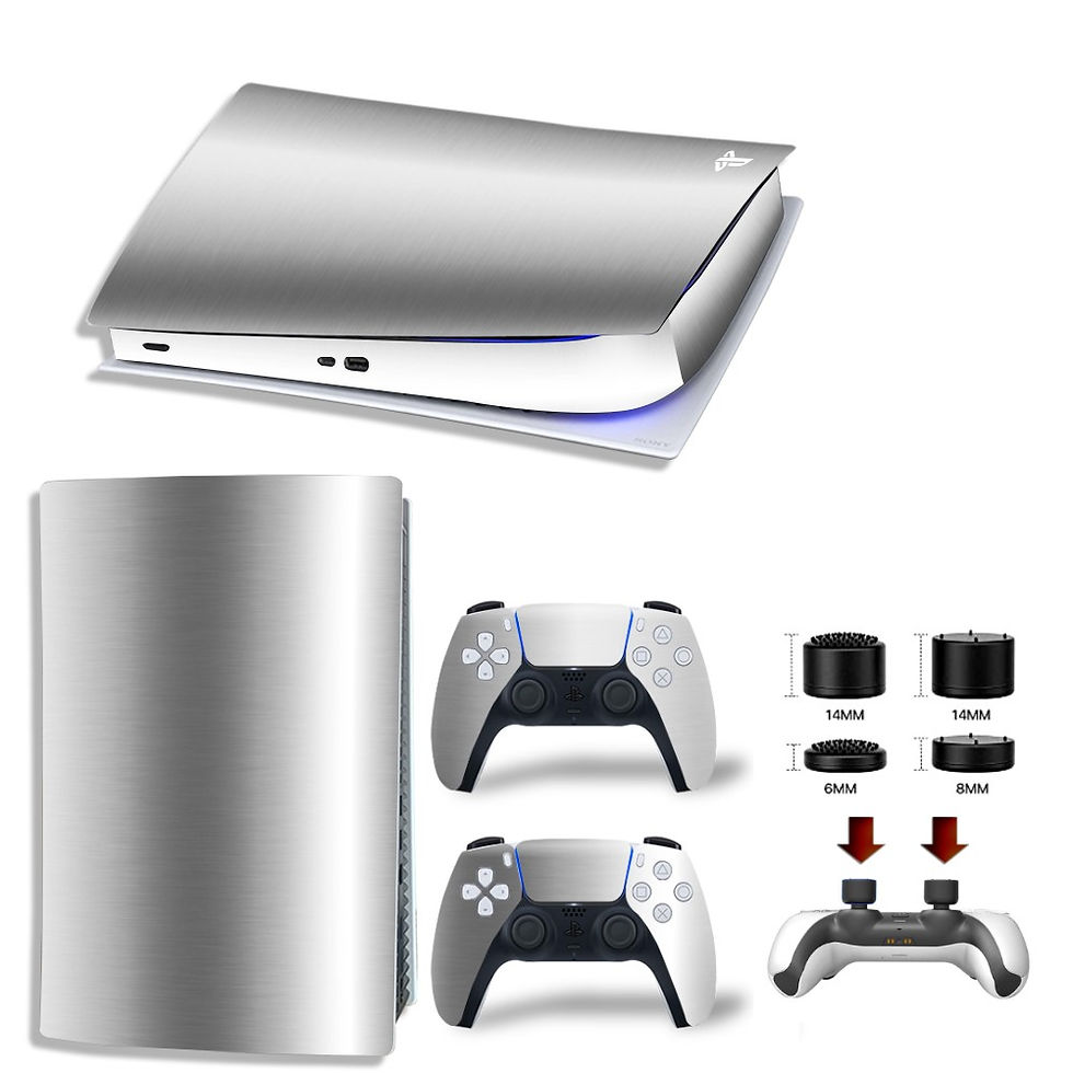 Thumbnail: Skin Argento Specchio per PlayStation 5 - Adesivo Vinile PlayStation 5