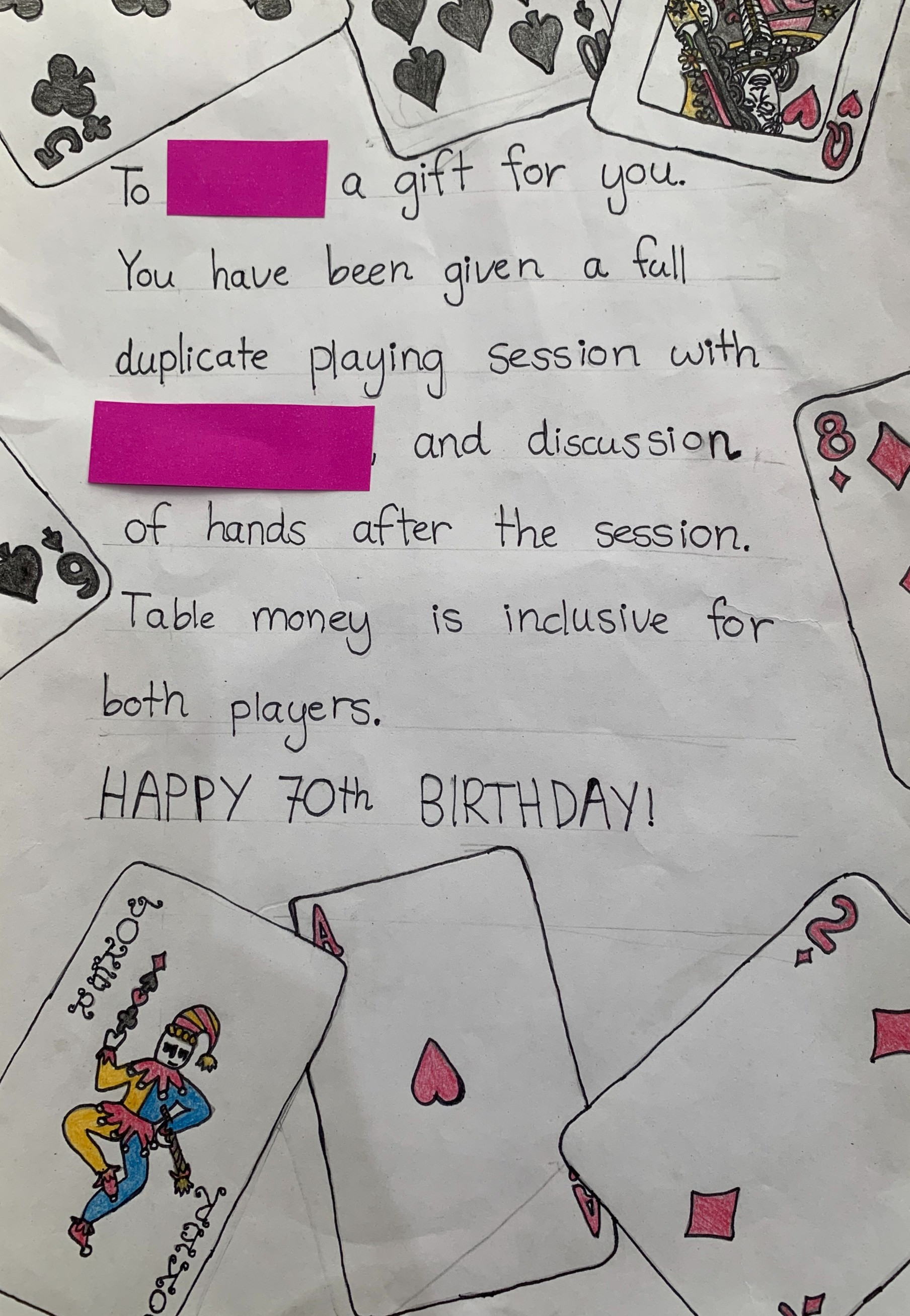 Customised Cards