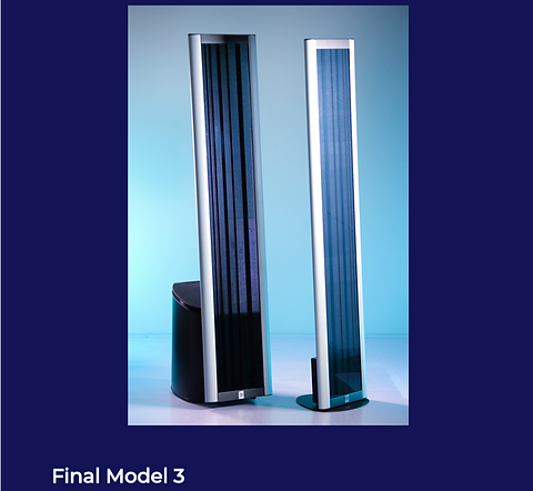 Final model electrostatische luidspreker Orchestral Audio