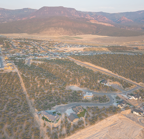 Aerial shot of South Mountain