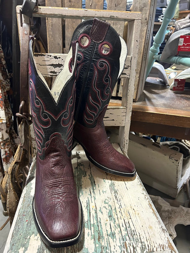 80s HONDO BOOTS ウエスタンブーツ Hondo Men's Black Cherry Roughstock Boot | The Cowboys Choice