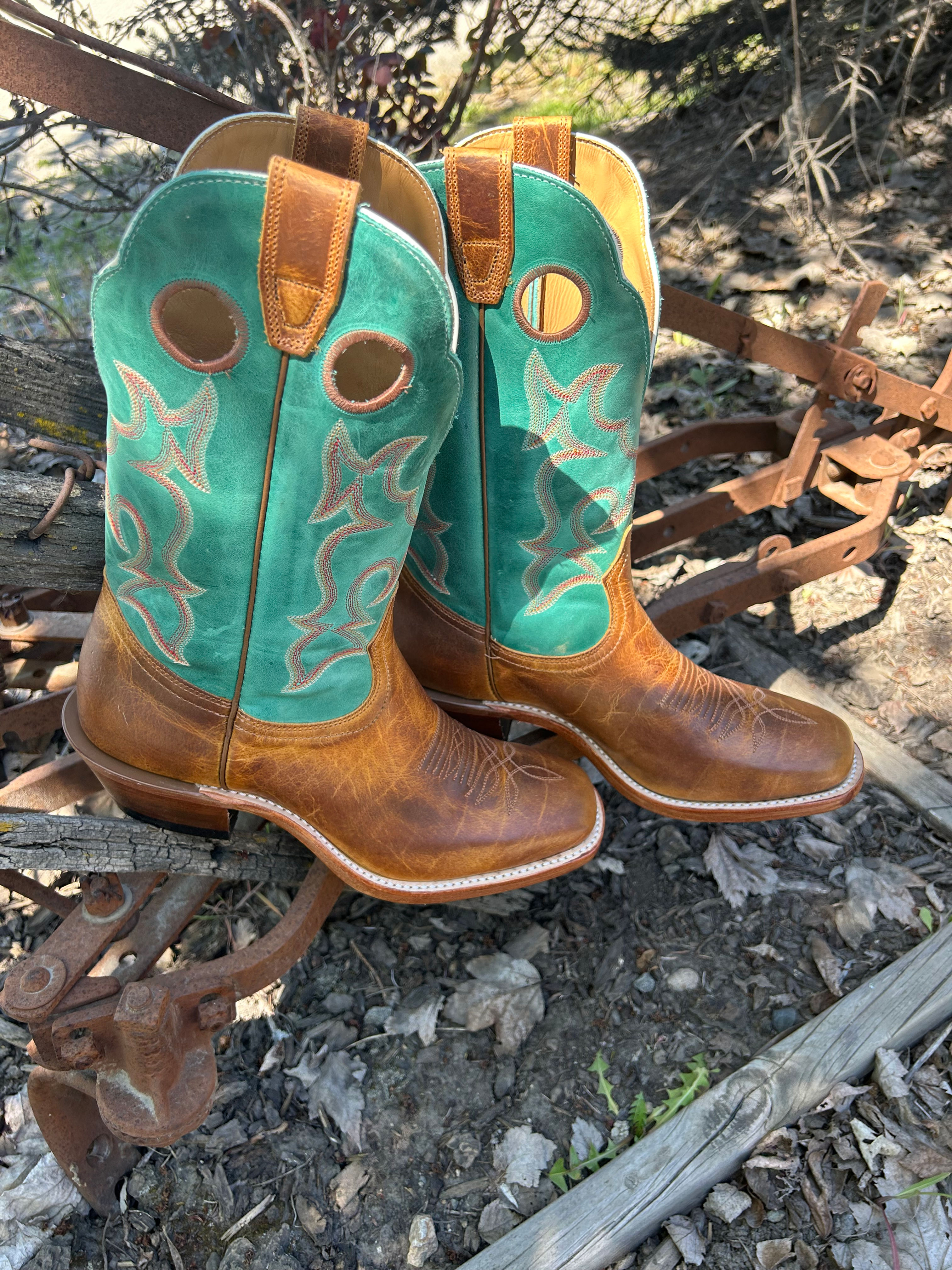 Rough Stock West Turqueza Boulet Boot 3933