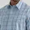 Thumbnail: Wrangler Men's Light Blue Plaid Wrinkle Resist Snap Western Shirt