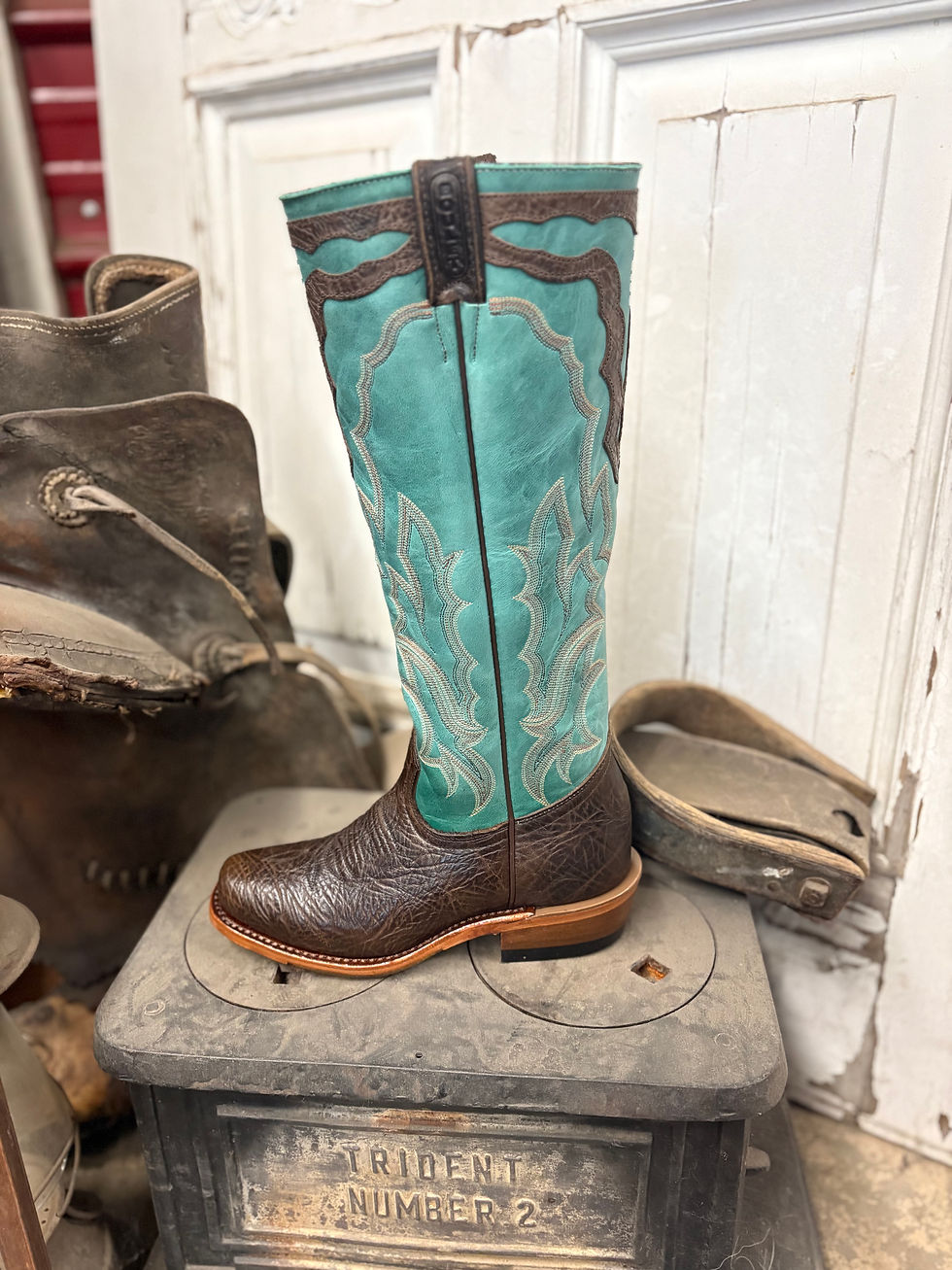 Thumbnail: Boulet Ladies Cutter Top Stove Boot