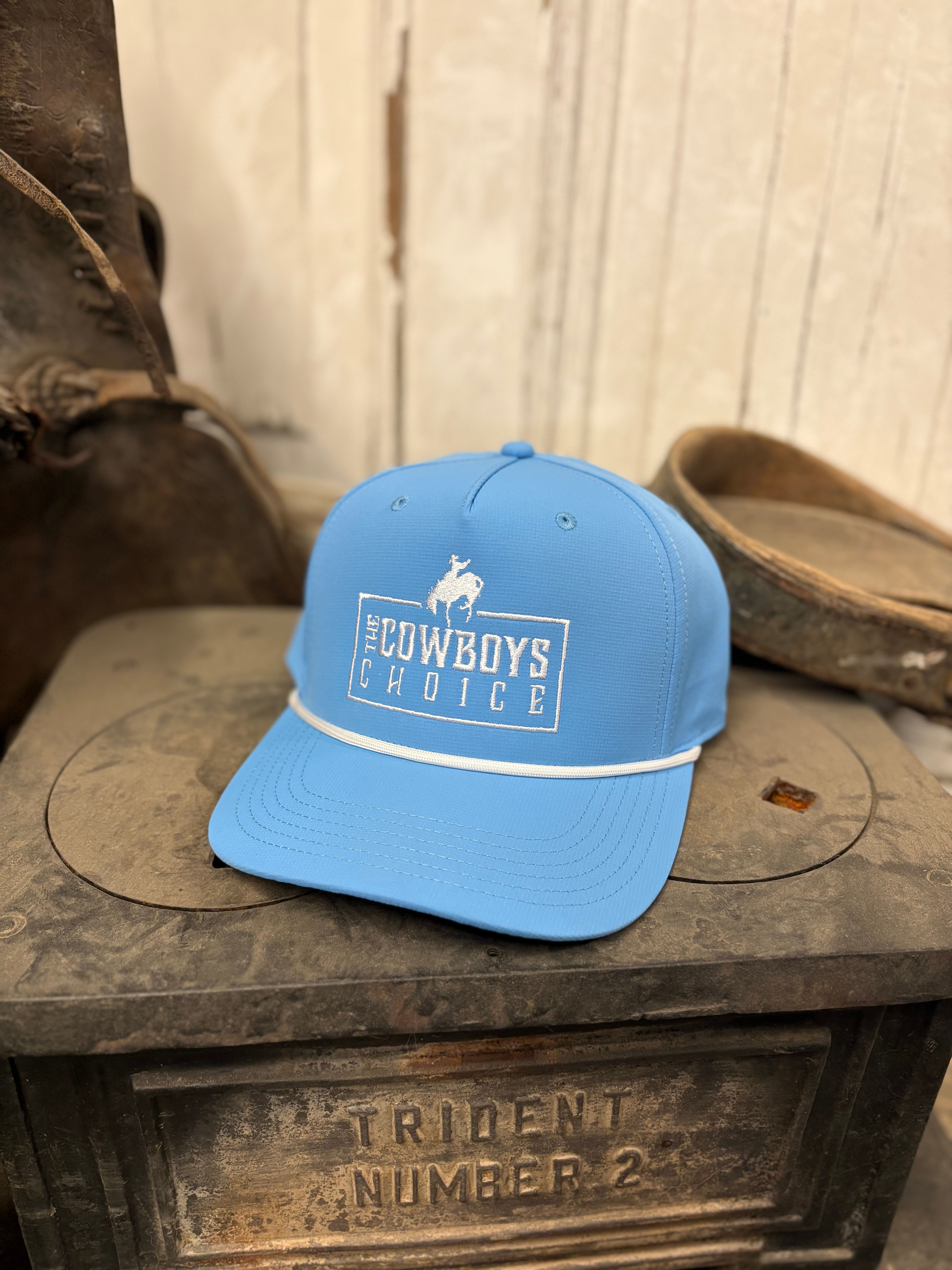 Cowboys Choice Baby Blue Rope Snapback Ball Cap