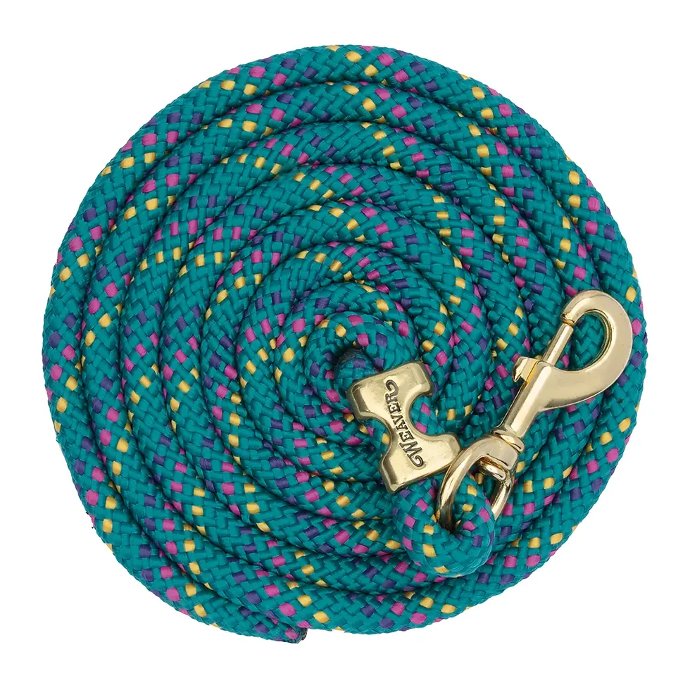 Thumbnail: WEAVER 10' BRASS CLIP POLY LEAD ROPE
