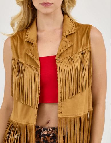 トップス LGB VEST MINI/FRINGE LGB VEST MINI FRINGE