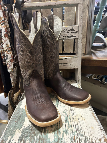 Hondo Brown Square Toe Boot | The Cowboys Choice
