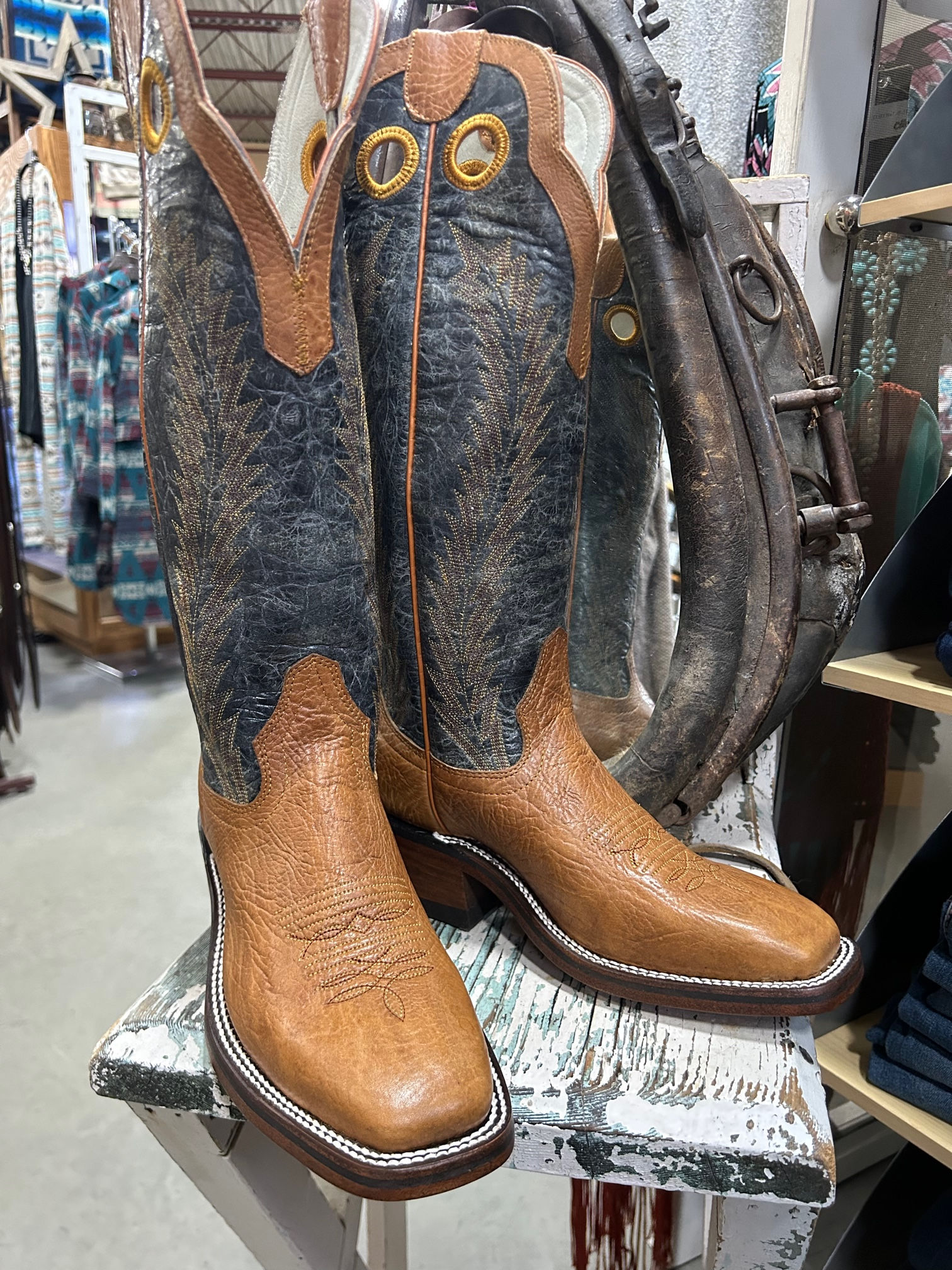 HONDO MENS 2473 TALL TOP SQUARE TOE BOOT