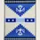 Thumbnail: MORNING STORM CRIB BLANKET BLUE/WHITE