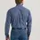 Thumbnail: Wrangler Mens Navy Plaid Button George Strait L/S 112352727