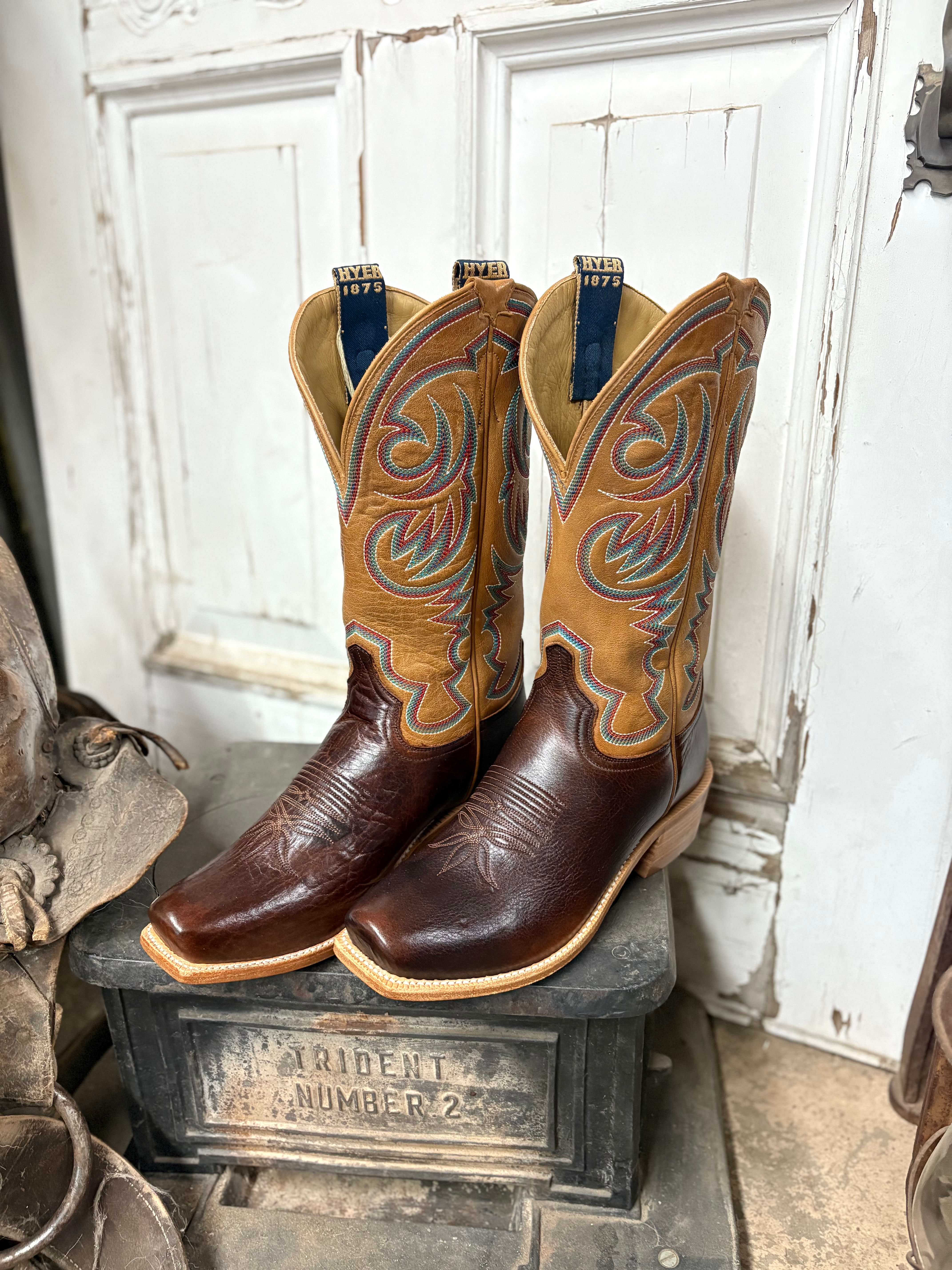 Hyer Men's Hays Honey Brown Boot HM12013