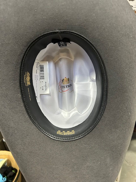 Thumbnail: Stetson 4X Brenham Granite Grey Cowboy Hat