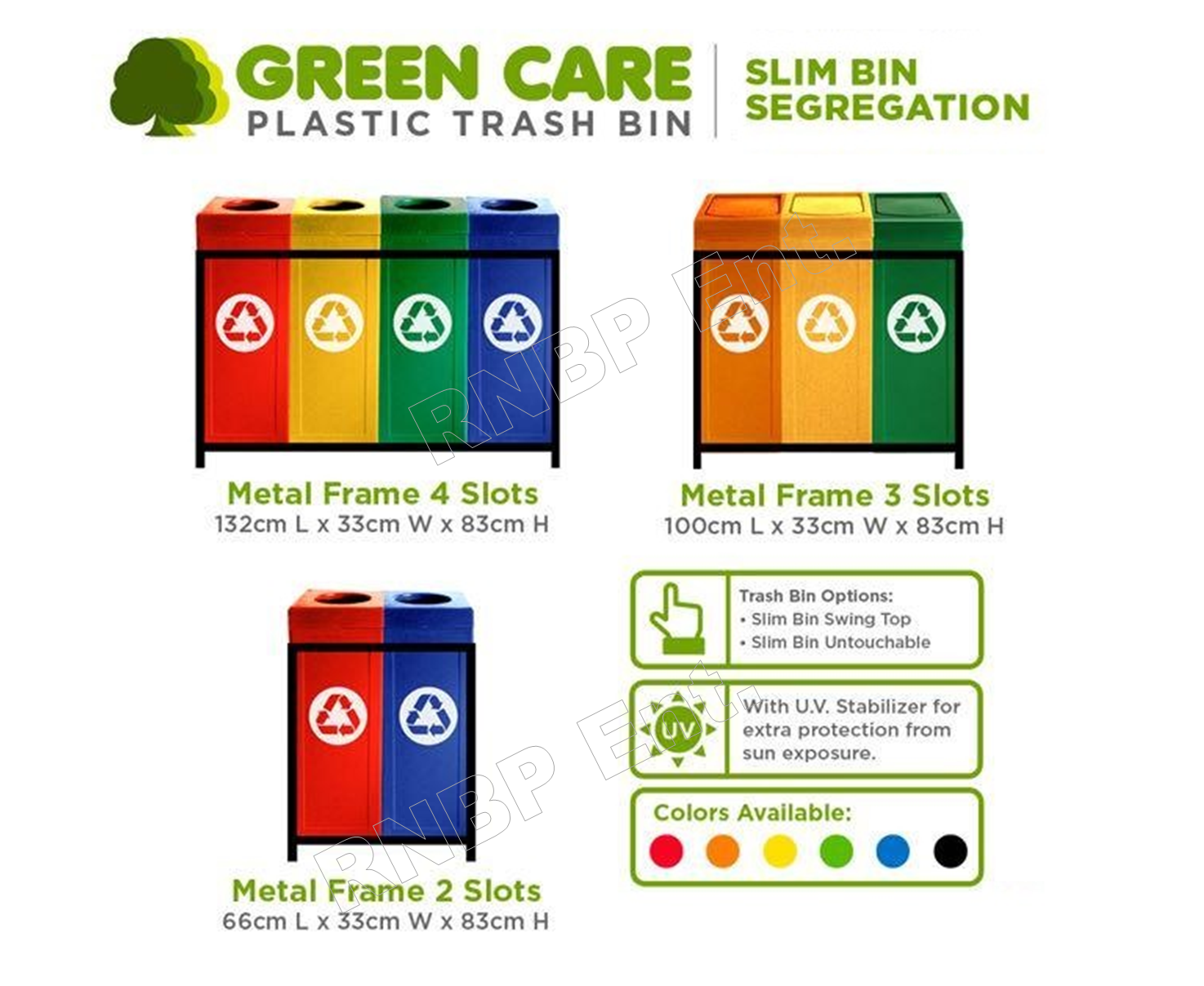 Waste Segregation Metal Frame