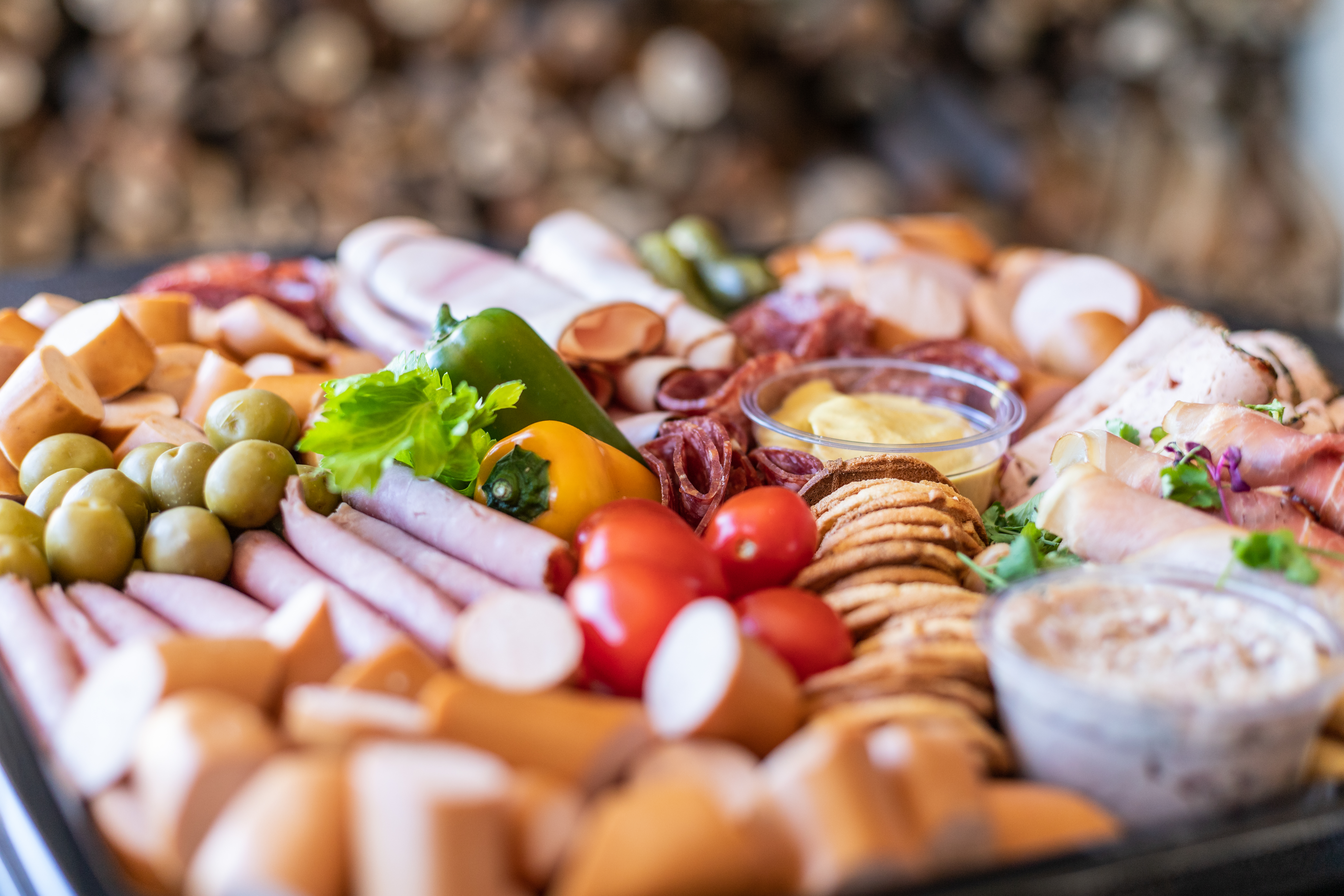 Arranged Food and Objects