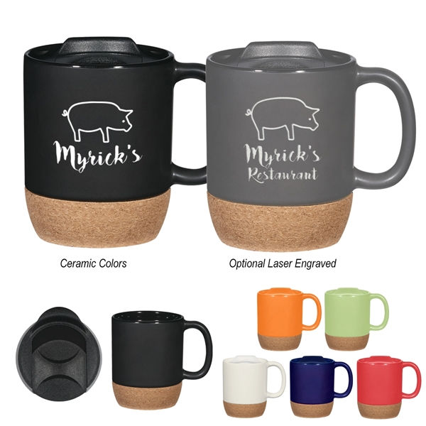 Cork Base Ceramic Mug
