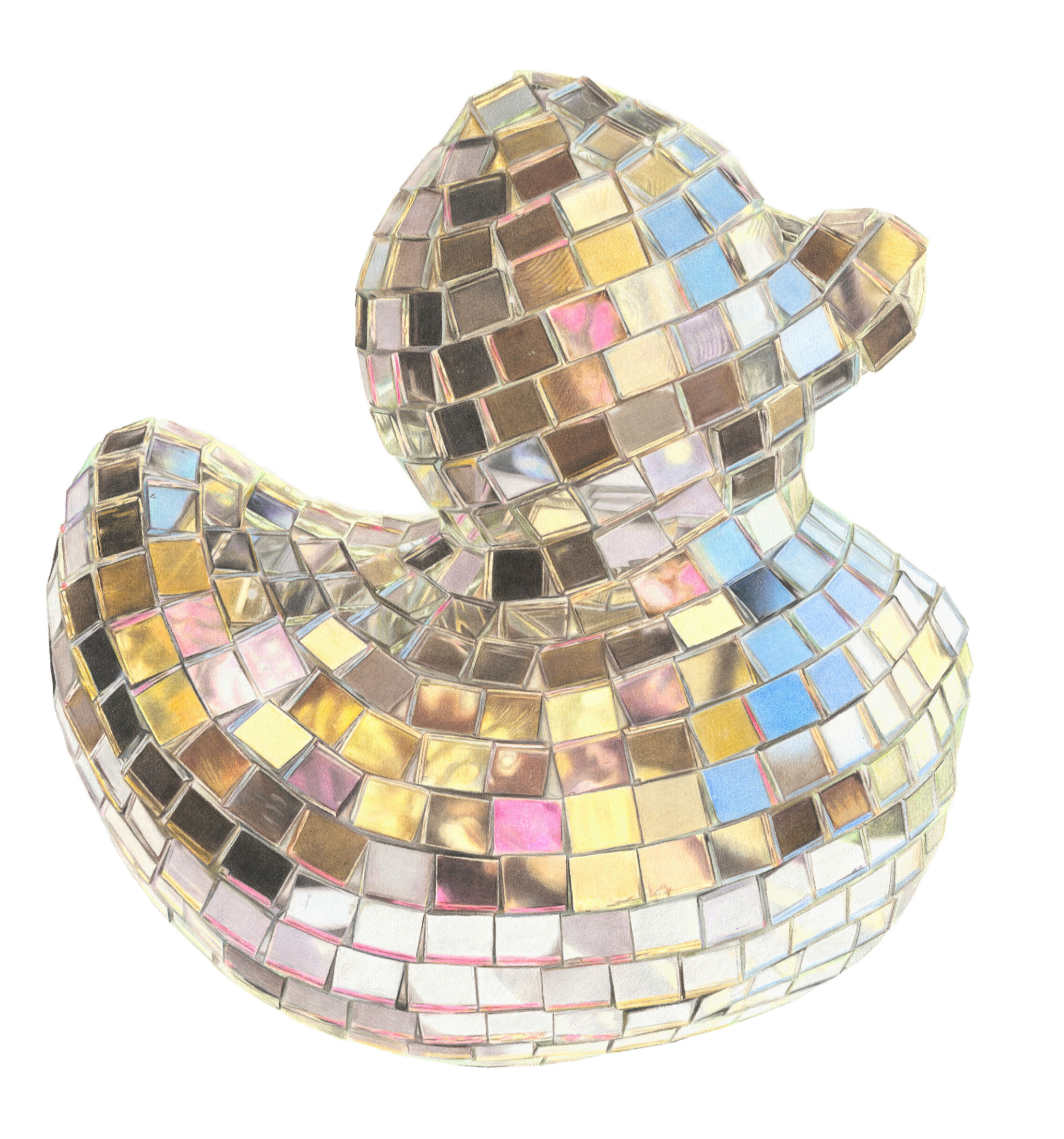 No.1 Disco Duck Print