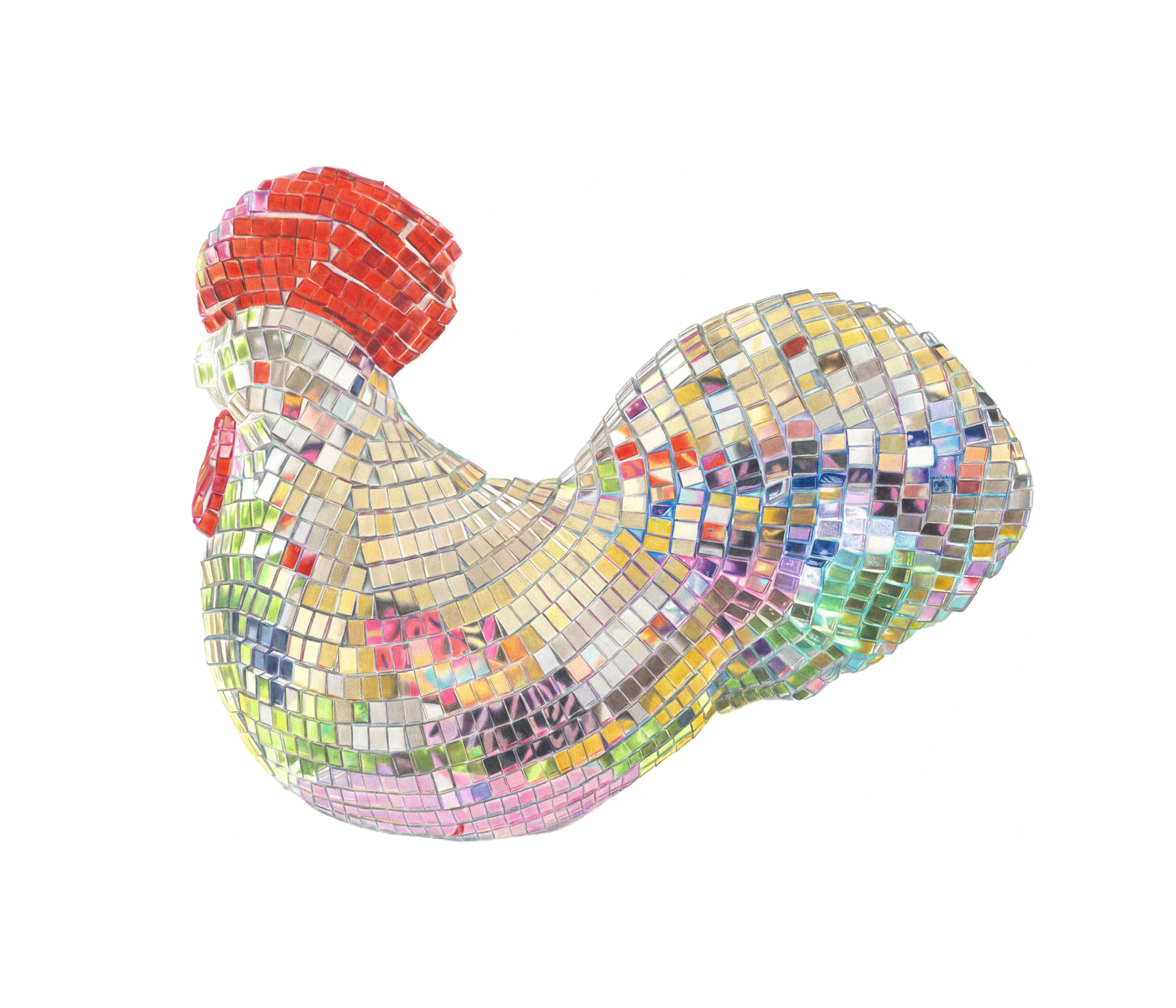 No.2 Disco Cluck Print
