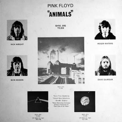 1977 Animals - Pink Floyd (L.P U.K 1st H