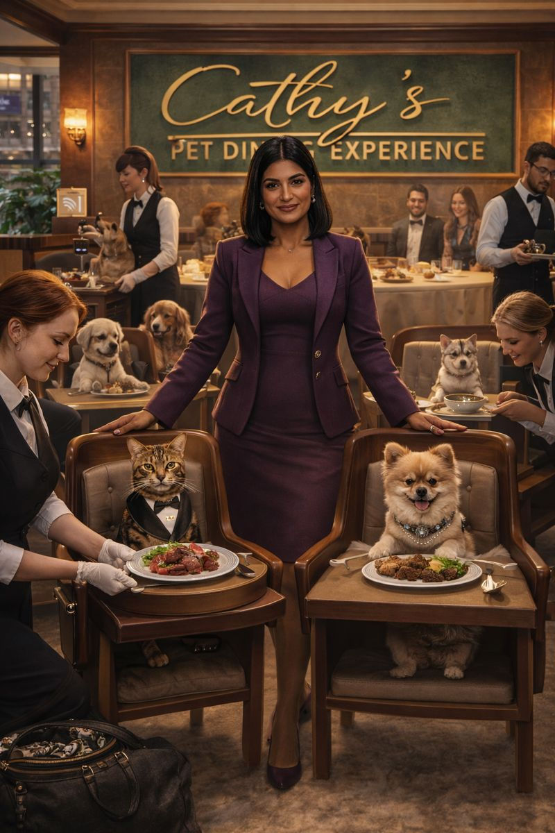 Catherine Suljic-Cathy's Pet Dining Experience