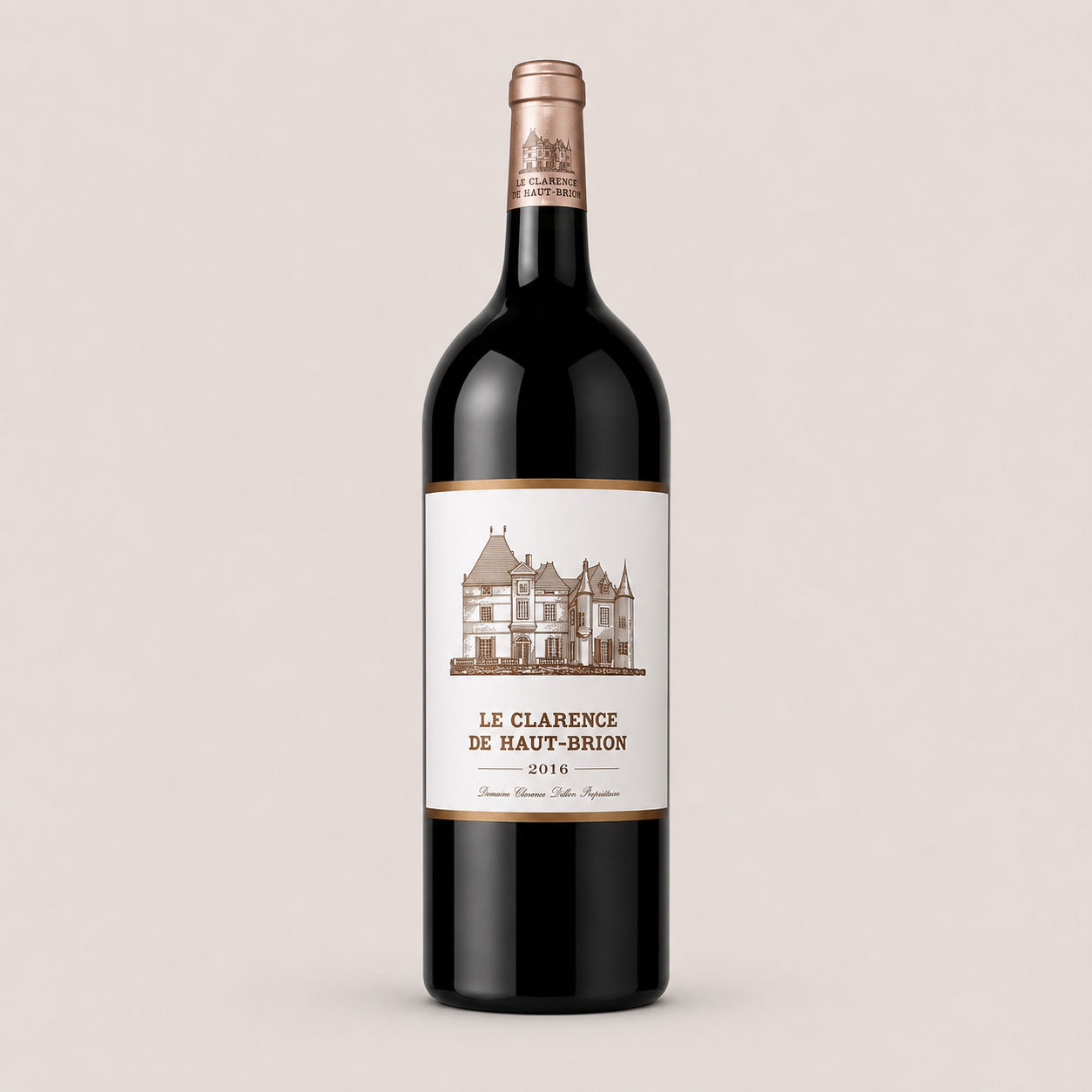 Magnum de vin rouge français Le Clarence de Haut Brion 2016 en appellation Pessac Léognan.