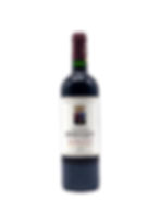 Bouteille de vin rouge du Château Pouget 2016 en appellation Margaux.