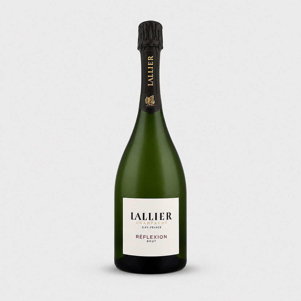 Bouteille de champagne Lallier Réflexion R022 Brut.