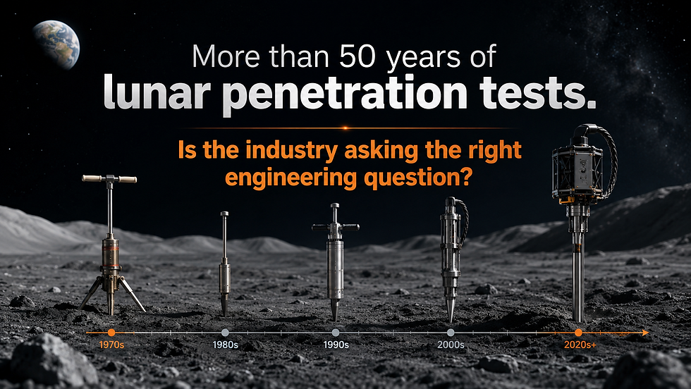 More Than 50 Years of Lunar Penetration Tests. Is the Industry Asking the Right Engineering Question?