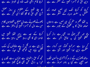 Kuch Ali Akbar(as) se hay aur kuch Ali Asghar(as) se hay
