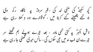 Bhayya zindaan se Zainab(sa) tumhari loat kar Karbala aa rahi hay