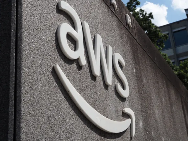 AWS CEO Matt Garman speaking confidently, representing his optimistic outlook on AI creating new jobs and massive value rather than causing mass unemployment.