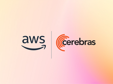 A side-by-side graphic of an AWS Trainium processor and a Cerebras CS-3 Wafer-Scale Engine, illustrating the new disaggregated AI inference architecture.