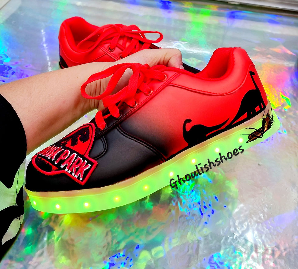 Miniatura: Jurassic light up flats 