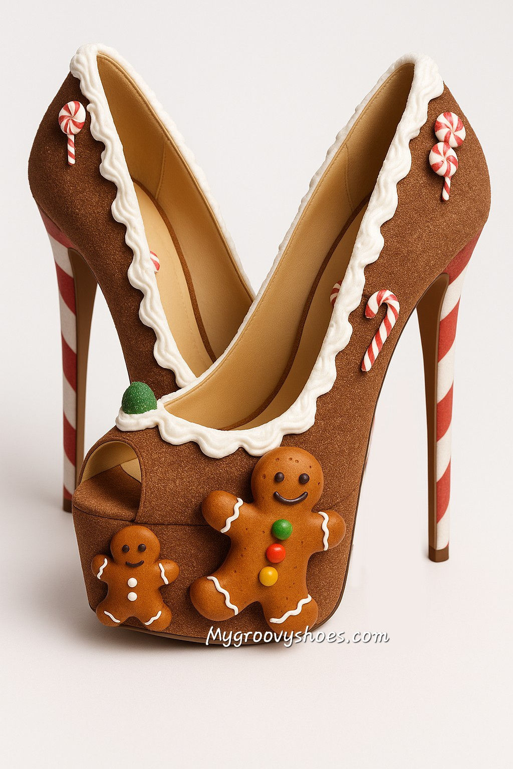 Christmas ginger heels
