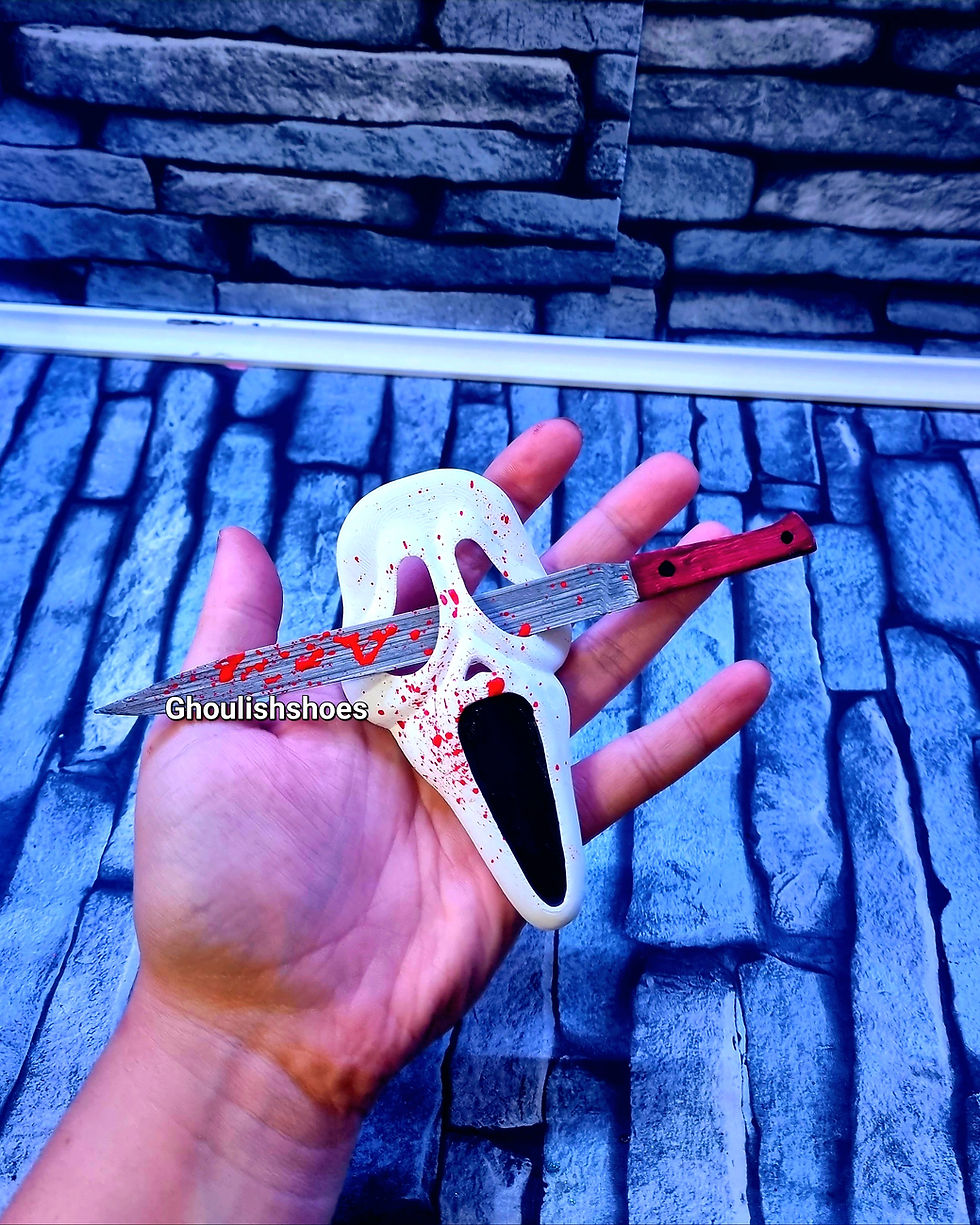 Miniatura: Ghost face hair pin