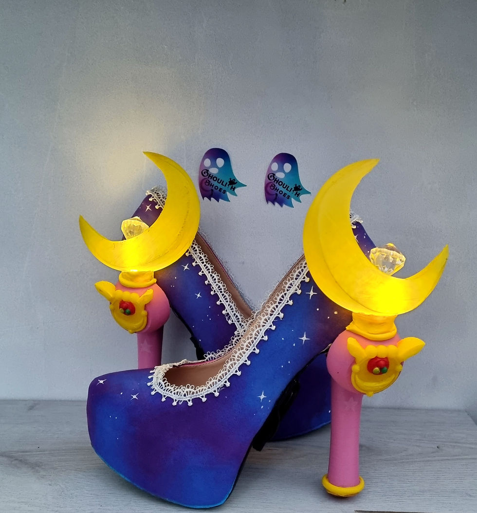 Miniatura: 3d sailormoon lightup wand heels choose