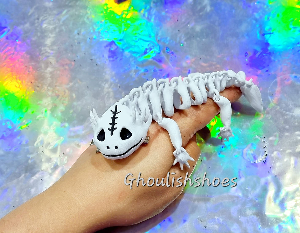 Miniature : SALE Axolotl skeleton multipurpose Ornament 
