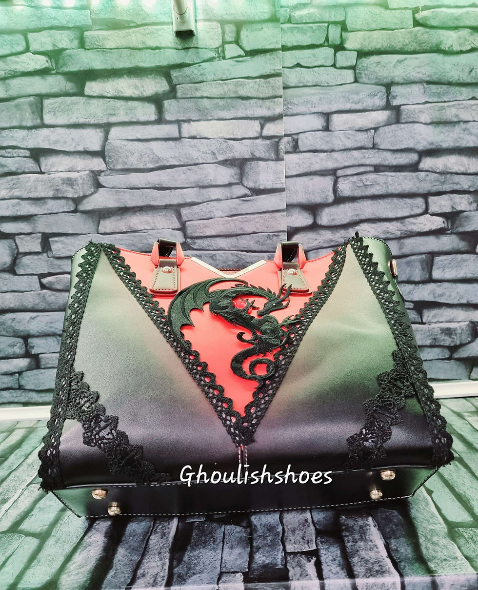 Miniatura: Dragon gothic lace tote