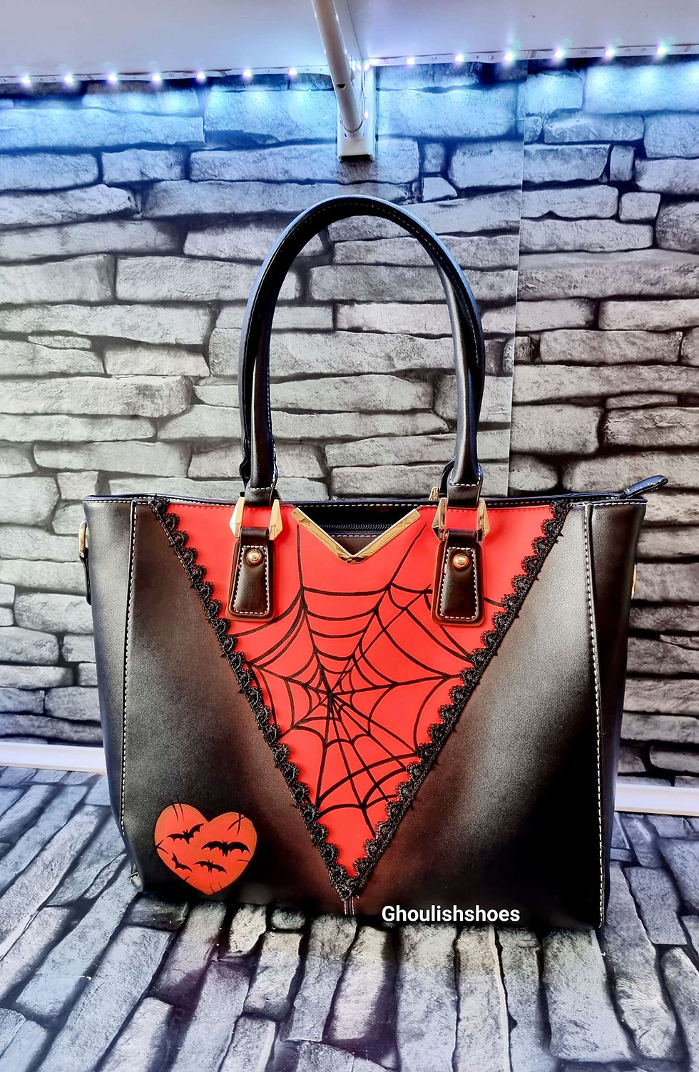 Miniatyrbild: Valentines heart tote bag