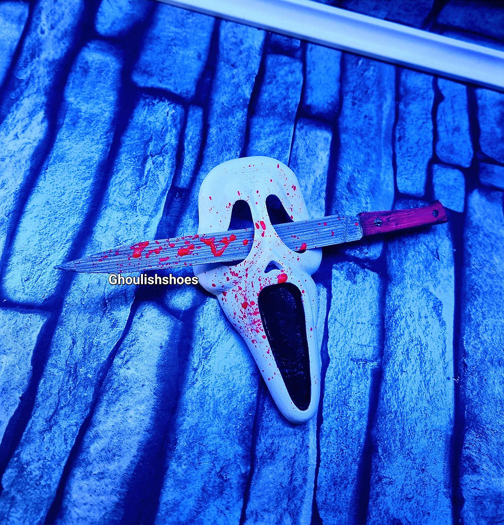 Miniatura: Ghost face hair pin